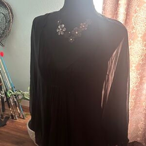 Diane Von Furstenberg Black Mini Dress